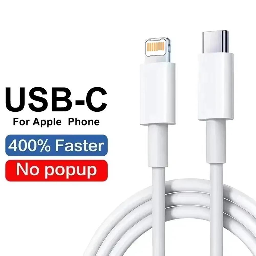 Xiaomi 35W PD Fast Charging USB Cable for iPhone 14/13/12/11 Pro XS Max/XR/X Rapid Charge USB-C To Lightning Cable In Multiple Lengths