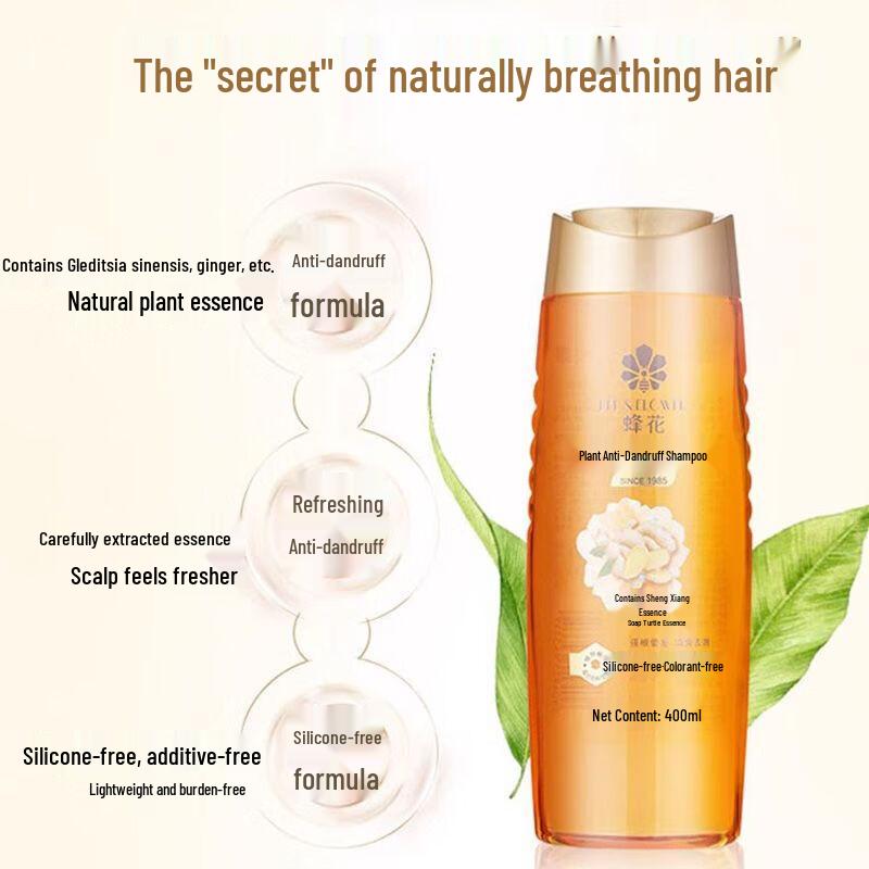 Bee & Flower Ginger Anti-Dandruff Shampoo Twin Pack