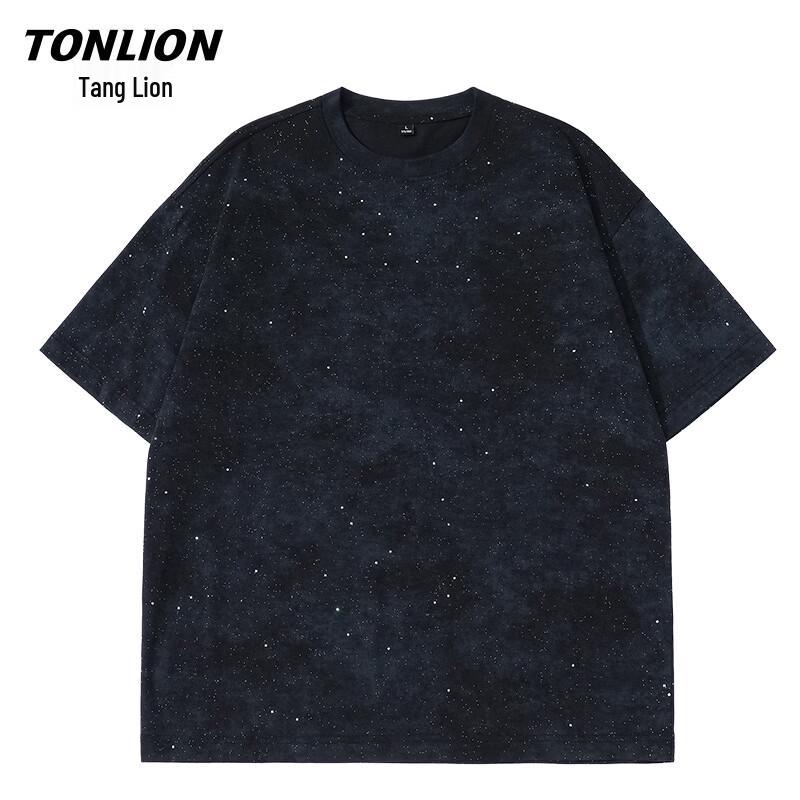 TonLion Men's Casual Short-Sleeve T-Shirt