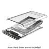 Hard Drive Enclosure 2.5-inch SATA Mobile Hard Disk Case External Clear HDD SSD