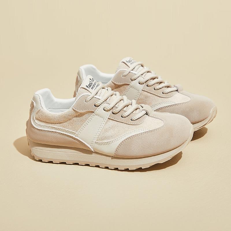 

инс корейская версия новых кроссовок Форрест Гамп для женской осени 2025 года студенческие спортивные толстая подошва увеличение роста повседневные уличные JCF220 40 бежевый