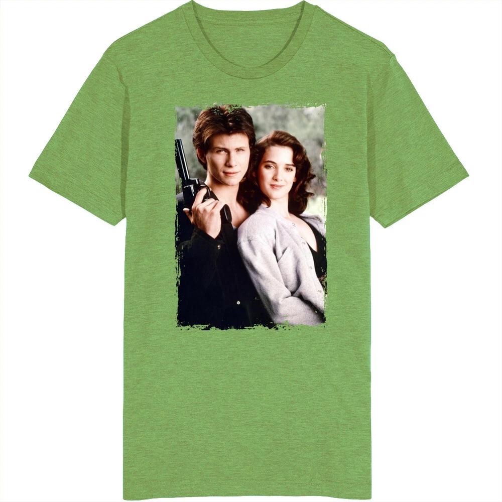 Heathers Christian Slater Winona Ryder 80s Movie T Shirt