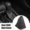 uxcell Shift Boot Cover Gear Shift Knob Handbrake Gaiter Boot PU Leather Fits Toy Ota Corolla Ex 1998-2009