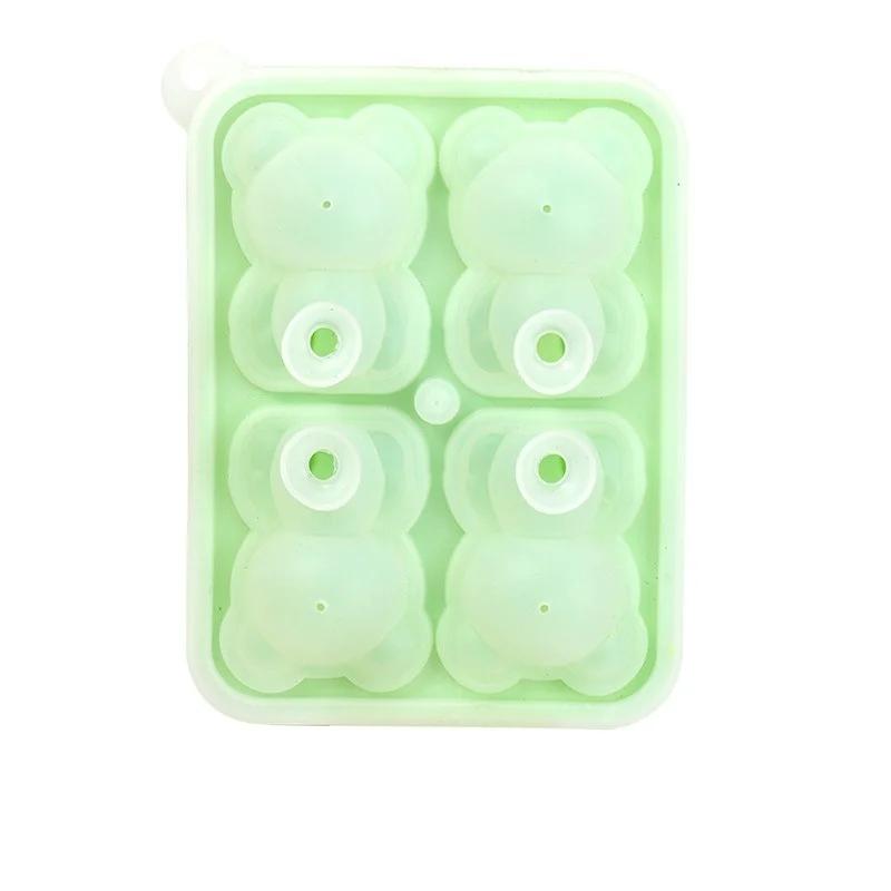 

1pcs Multicavity Ice Bloc Silicone Mold Animal Candy Biscuit Jelly Baking Mould Chocolate Making Set Popsicle Ice Cream Box Gift