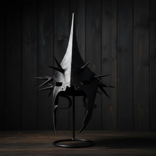 Nazgul Witch King Armor Set: 18 Gauge Steel Helmet Gauntlets