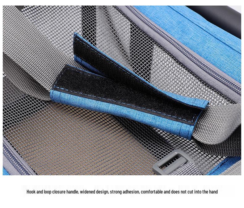 Large Breathable Foldable Cat and Dog Carrier Portable Travel Bag