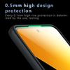 For Xiaomi Poco M7 Pro 5G Case Skin-Touch TPU+PC Matte Phone Shell,Transparent Black
