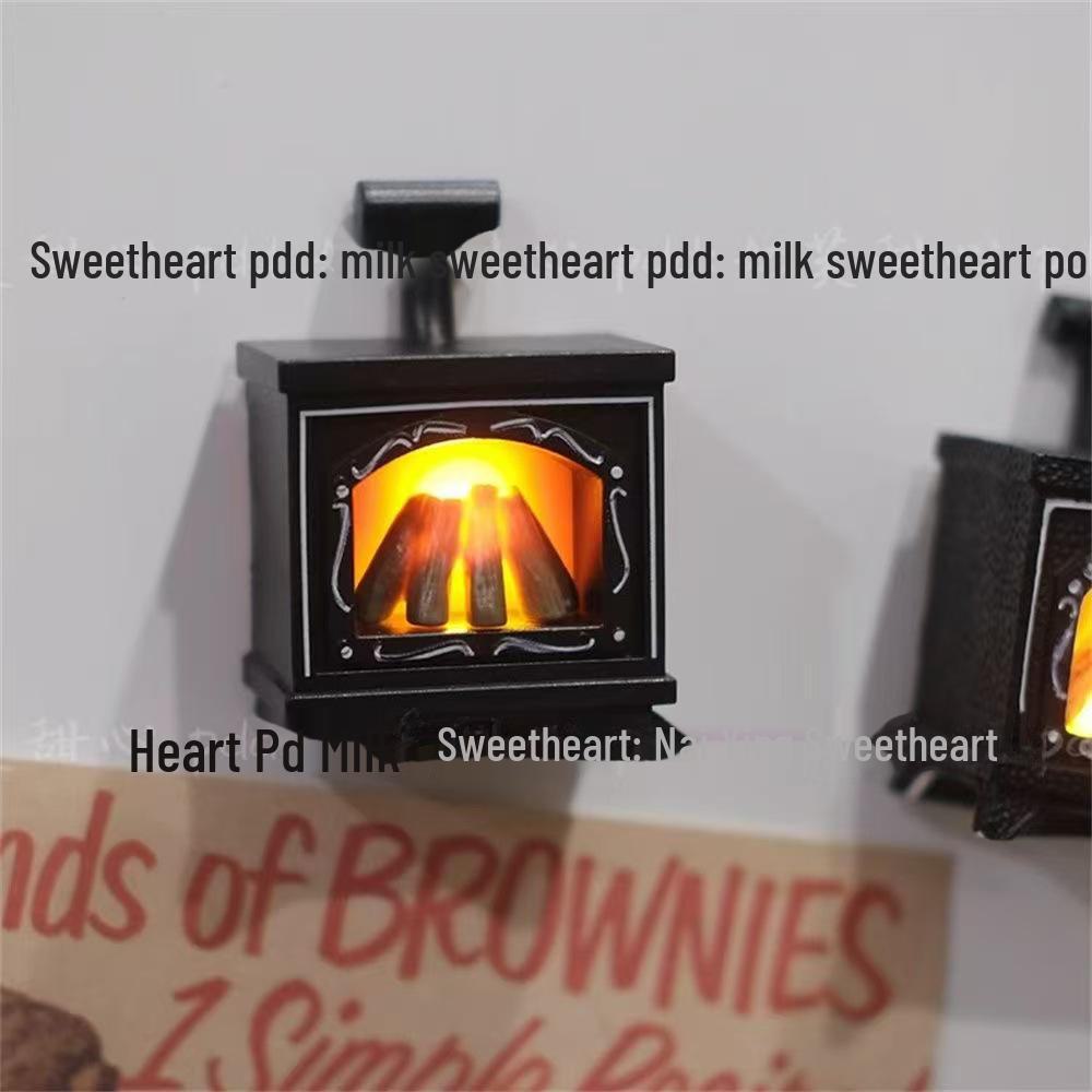 Kreative Weihnachts-Kaminatmosphäre Miniatur-Magnetdekorationen