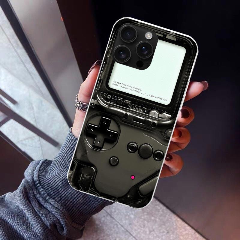 Games Console Fashion Boy Phone Case For iPhone 17 Air 11 13 Mini 14 15 Plus 16 12 Pro Max 16E SE 7 8 Pattern Soft TPU Back Cove