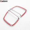 Rear Fog Light Lamp Cover Trim For Toyota Land Cruiser J200 2008 2009 2010 2011 ABS Chrome Car Tail Foglight Foglamp Bezel Trims
