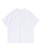 ANALOG MOOD Word Letter Short Sleeve T-Shirt (White)