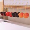 European & American Cherry Resin Stainless Steel Earrings for Women - Trendy & Creative Design