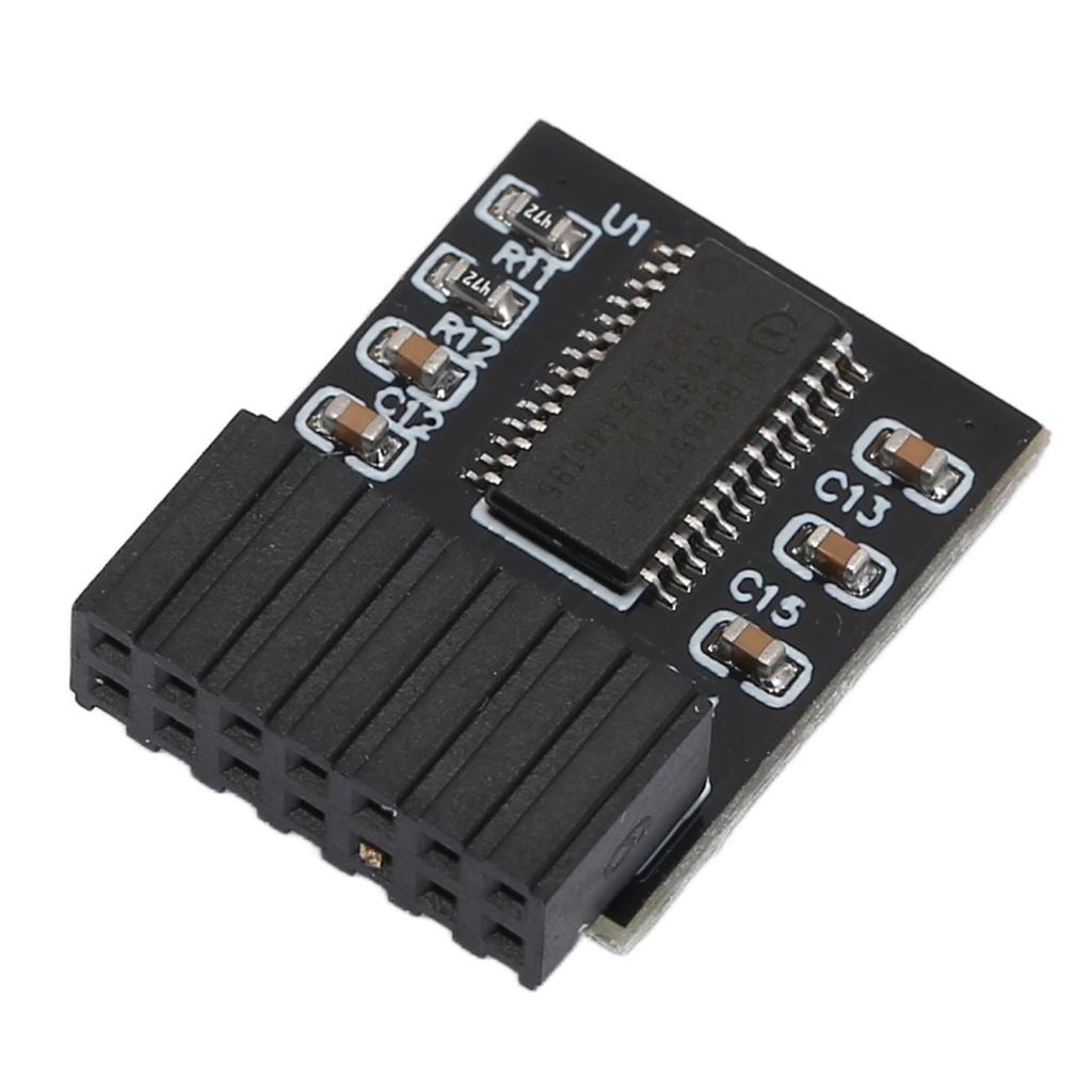 TPM 2.0 Module 14Pin SPI Interface Stable High Safety Durable Material TPM SPI Module for Win 11 Motherboard