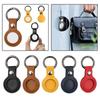 New PU Leather Protective Sleeve for Apple for Airtag Locator Tracker Anti-lost Keychain Protective Sleeve, wear-resistant