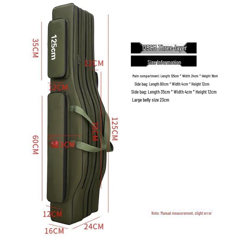 Durable Fishing Bag - Large Capacity, Two or Three Layers, Free Shipping