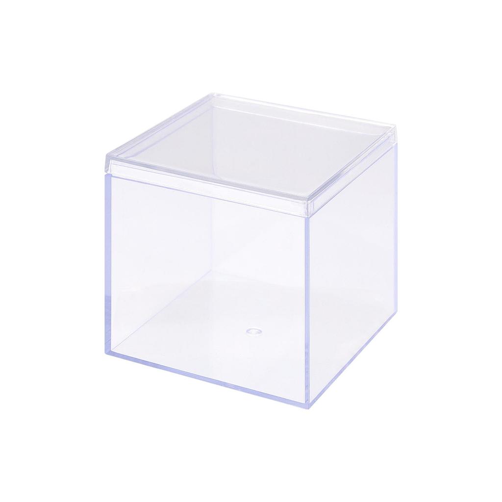 Compact Makeup Powder Puff Storage: Round & Square Plastic Boxes