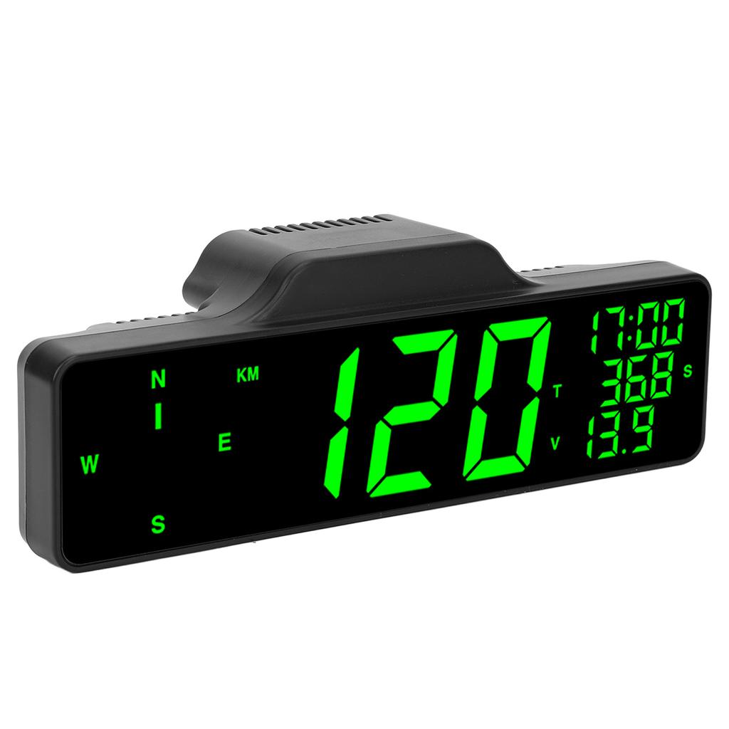 8in Car HUD Display Multifunction GPS Speedometer Fatigue Driving Alarm Universal for Vehicle