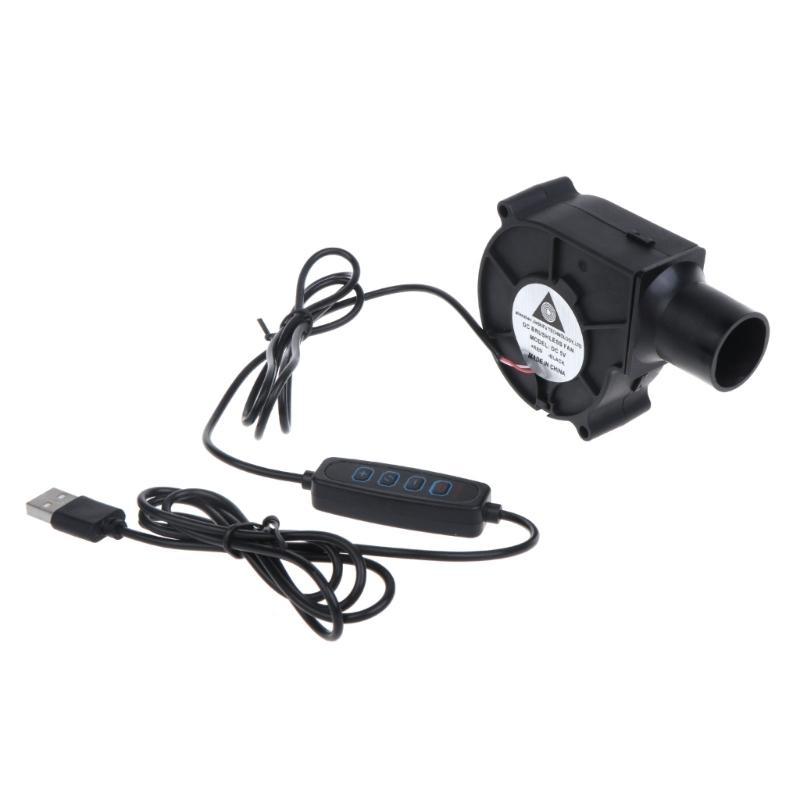 USB 5V Blower Portable Centrifugal Fan 2500 RPM Blower Fan for Grill Cooking BBQ