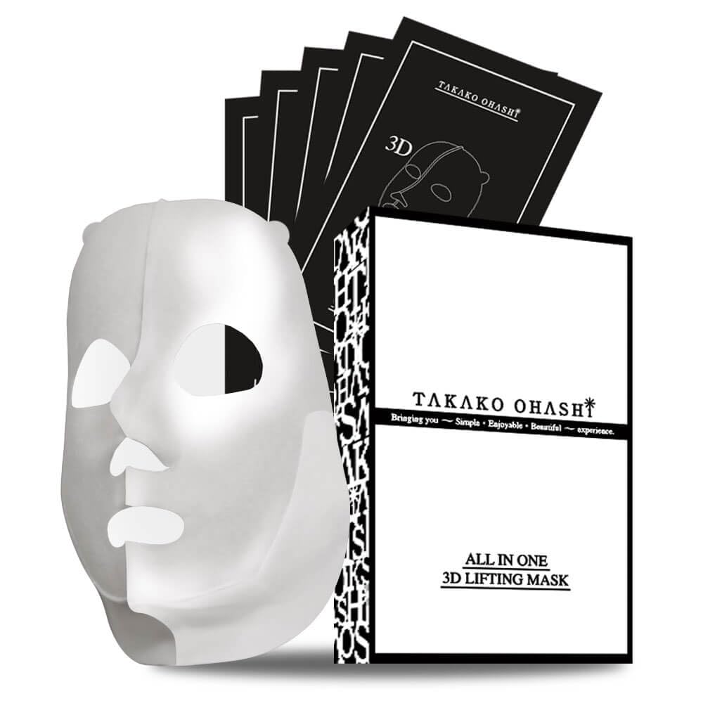 

3D Lifting Mask for Face and Neck 35mL by TAKAKO OHASHI All-in-One (5 Sheets) Care, Serum,