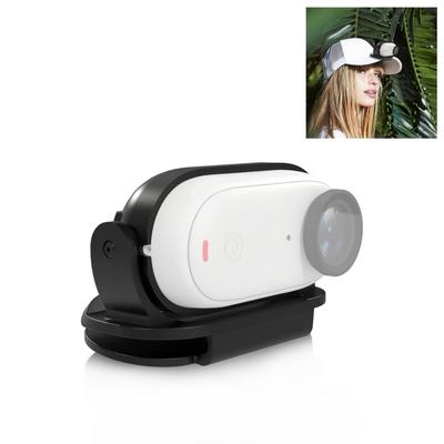 Dla Insta360 GO3 / GO 3S PULUZ Łatwy Klips Klips do Czapki Szybkozłączka Mocowanie Magnetyczne Stałe (czarny)