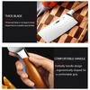 WXCOO Professional Knife Stainless Steel Chef Knife Multifunctional Meat Cleaver Fruit Peeler All Steel Cooking Kitchen Knife