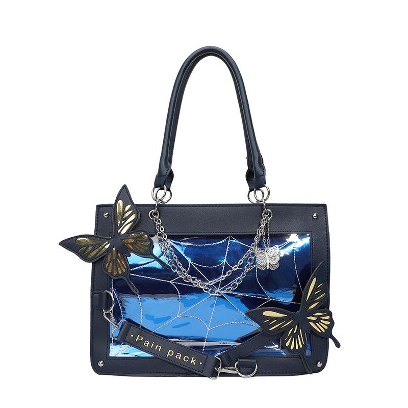 Labyrinth butterfly dark series pain bag women's new millet bar two-dimensional badge girl shoulder bag