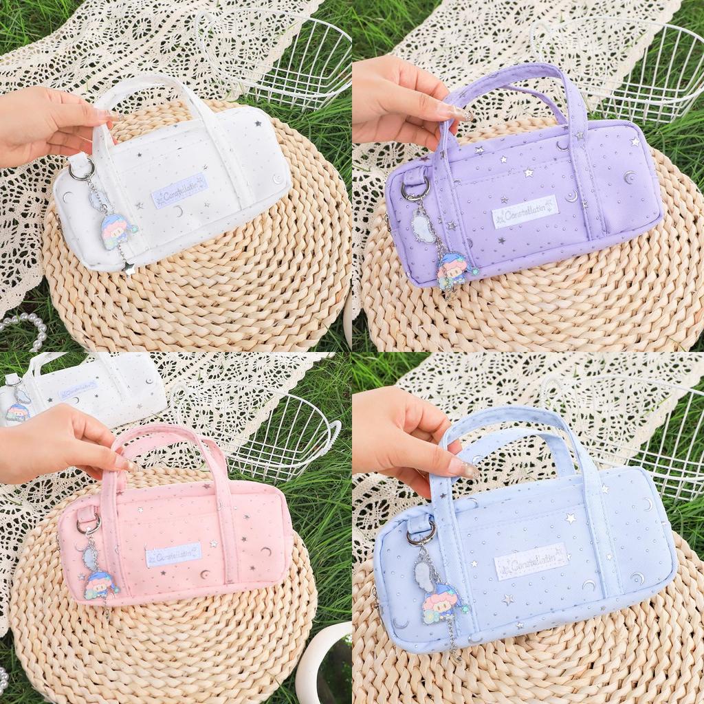 Constellation Key Square Pen Bag Large Capacity For Students School Classroom Storage
