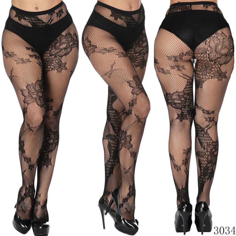 2 Paar Übergröße Netzstrümpfe Damen Sexy Dessous Damen Erotische Dessous Sex Bodystocking Große Größe Netz Damen Strumpfhose