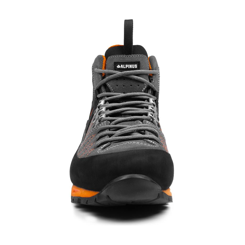 Alpinus The Ridge Mid Pro Trekking Shoes Anthracite-Orange Gr43288 Size 42
