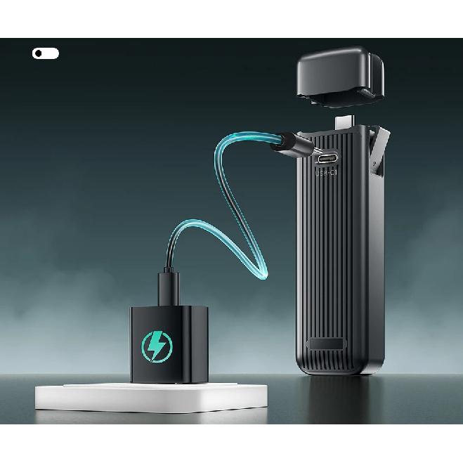 Акумуляторна ручка високої ємності 5000 мАг для DJI Osmo Pocket 3, Швидкозаряджувана ручка-акумулятор з різьбою 1/4" знизу для Pocket 3