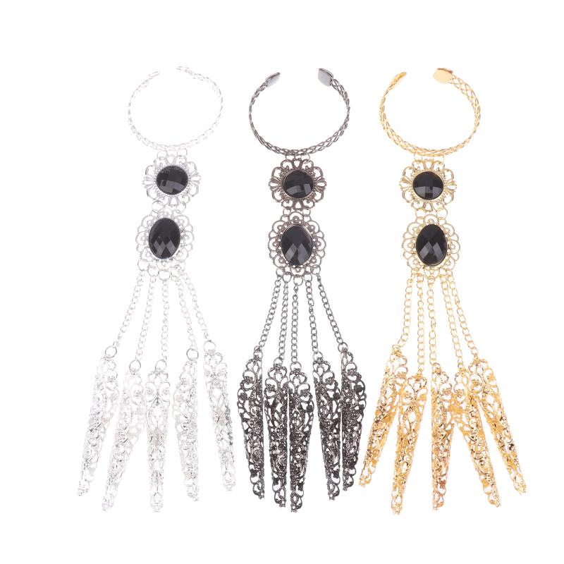 Jewelry Accessories Finger Bracelet Crystal Girl'S Belly Dance Bracelet Jewelry Indian Dance Accessories