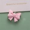 Z84 10pcs Cute Bowknot Resin Pendant Macaron Butterfly Knot Charms For Jewelry Making Accessories DIY Earrings Necklace Keychain