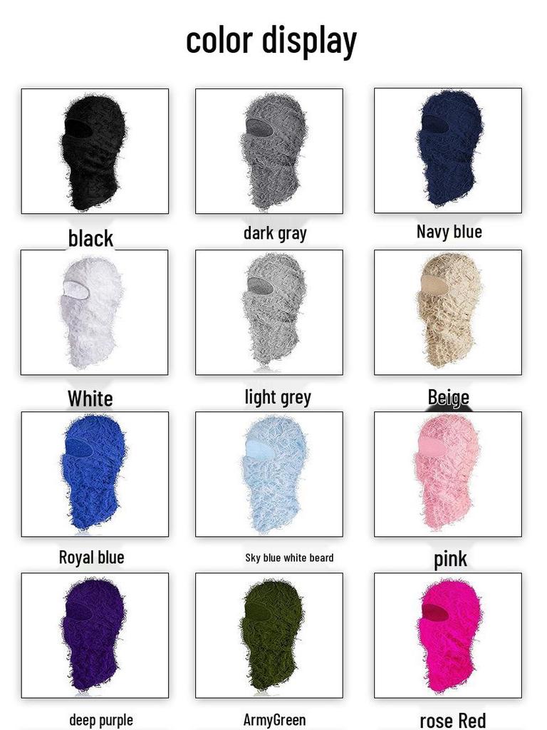 Fleece-Lined Windproof Balaclava: Winter Cycling & Ski Mask