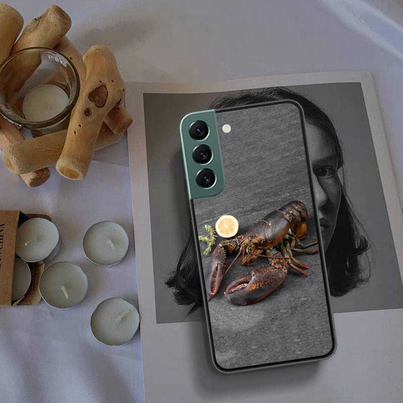 

Live Lobster Phone Case For Samsung Galaxy S22 S25 Ultra S21 S10 Plus S26 Edge S20 S23 S24 FE Cover Silicone Soft TPU Clear Samsung S24 Plus