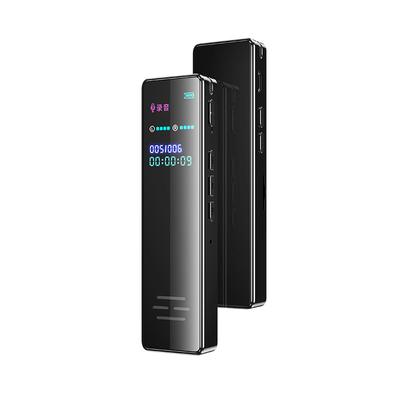 Grabadora de voz con dictáfono de 128 GB, de 0 a 64 GB, con reducción de ruido y sello de tiempo, sonido digital, dictáfono, altavoz TF, repetidor, reproductor de MP3
