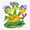 Clip Art Dragon Cartoon Iron On Heat Transfer Printing Vinyl Patches Sticker for Clothes DIY Appliques Washable Patches