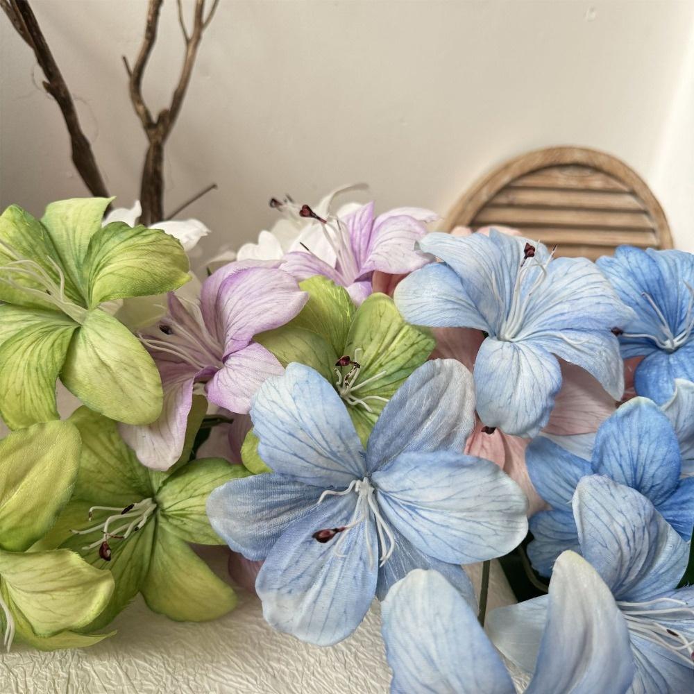 White Fake Daylily Branches Real Touch Simulation Decorative Bouquet  Living Room Ornaments