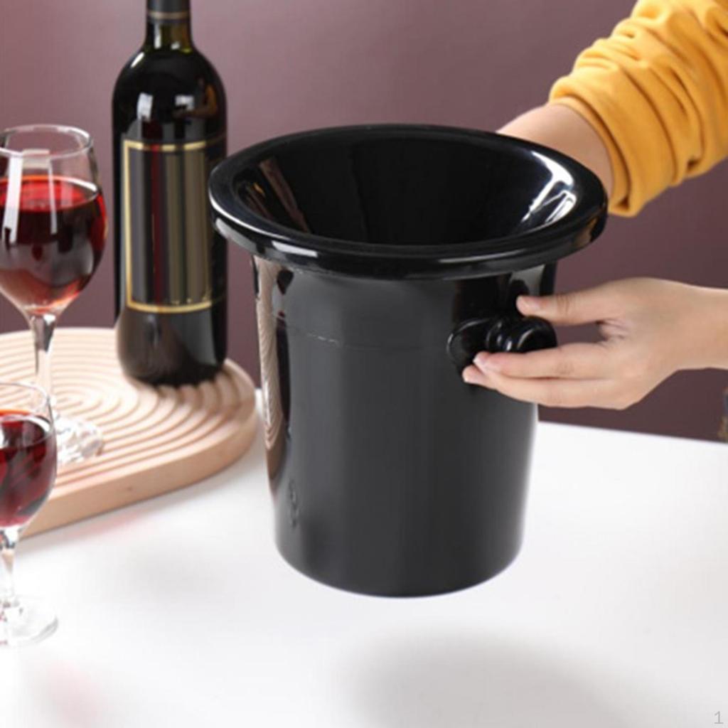 Tasting Spittoon Dump Bucket Easy To Clean Ice Beverage Tub for Jug Cocktails Beer Bottles