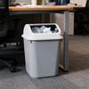 Lid Type Trash Can, Large-capacity Plastic Trash Can For Household Toilets, Living Rooms, Kitchens And Bedrooms.