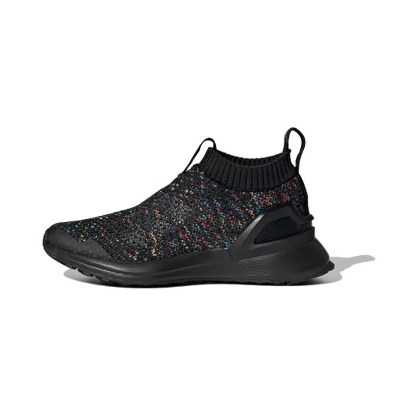

Adidas Rapidarun Abrasion Resistant Breathable Mid top Kids Running Shoes Black Multicolor Children Aged 3 7 Years Old D97015 29