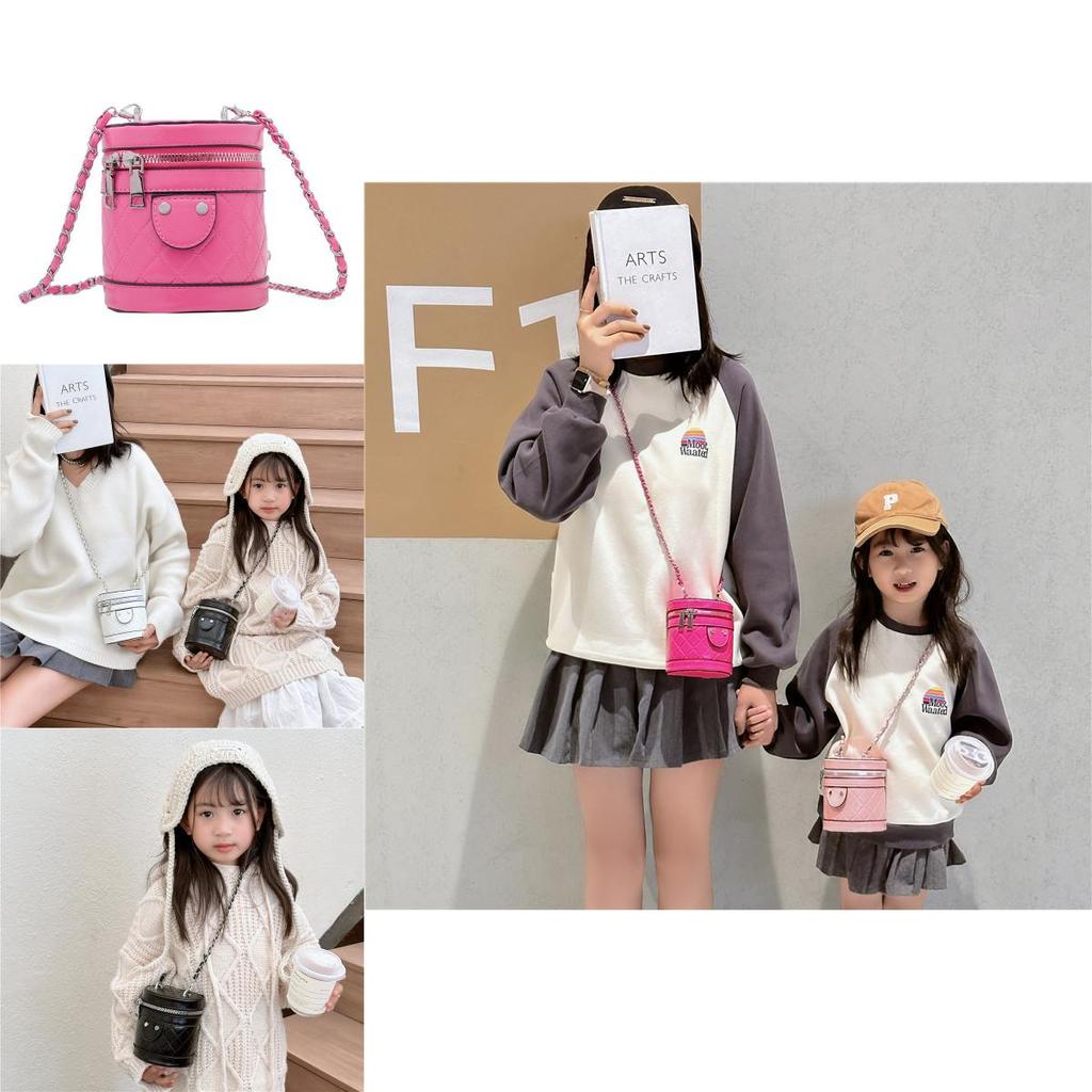 Fashionable Mini Pu Children's Crossbody Bag With Cute Diamond Quilted Design For Kids