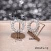 Dongdaemun Circle Stud Earrings, Fashionable Korean Exquisite Temperament Earrings, High-End Simple Hollow Earrings