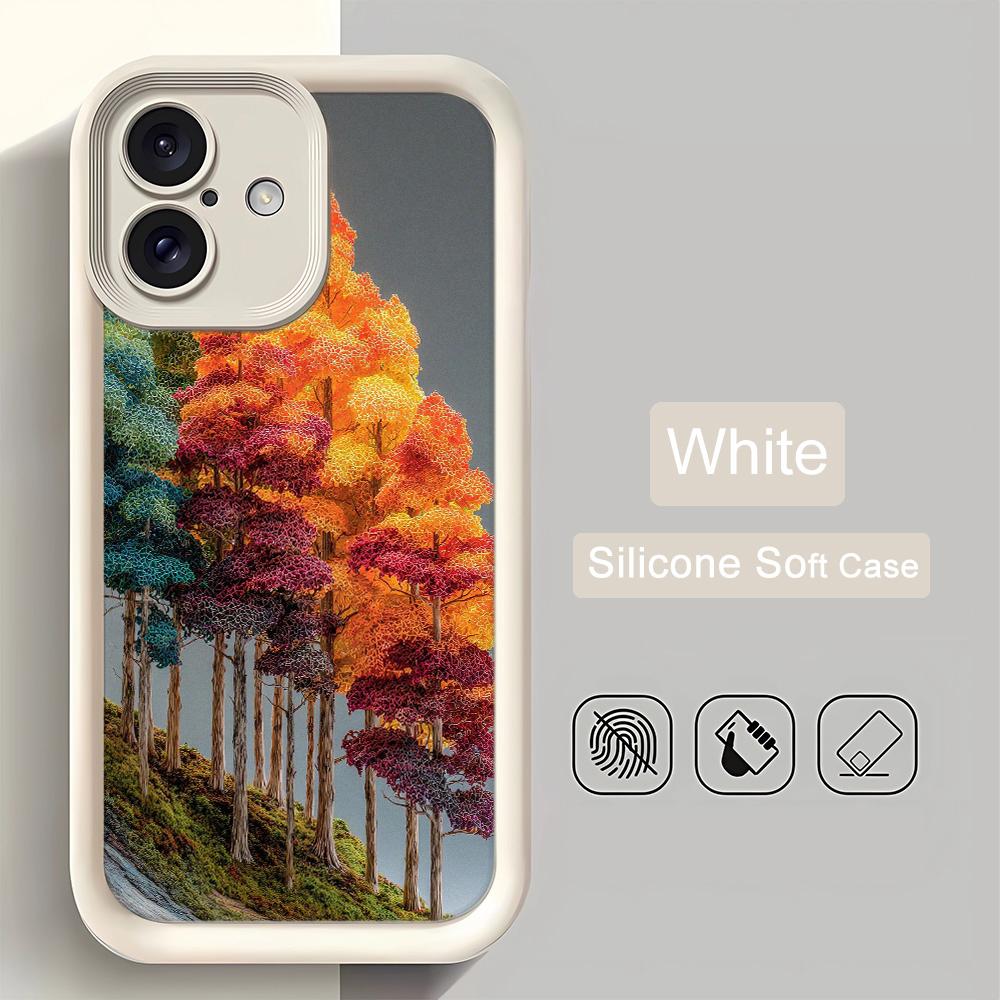 

Colorful Forest Phone Case For IPhone 17 Air 16 15 14 13 12 11 Pro Max Cover For IPhone 16 15 14 Plus Case Cover Funda Bumber iphone 13 Pro