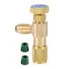 Liquid Safety Valves R410A R22 Air Conditioning Refrigerant 1/4" Safety Adapter Refrigerant Charging Valves