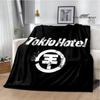 Rock band Tokio Hotel Printed blankets Picnic blanket Flange Warm blanket Home travel blankets bed linings birthday gift
