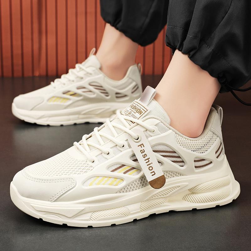 

Four Seasons Dad Shoes Fashion Platform Sneakers Men s Shoes Student Leisure Trend Shoes Foreign Trade Platform Korean Edition Little White Shoes 44 бежевый