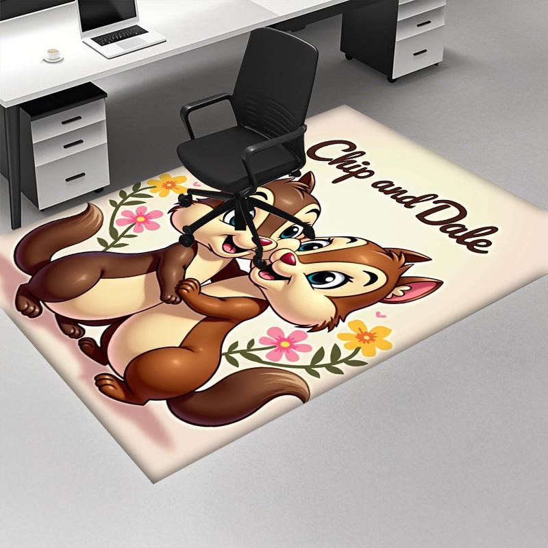 1pc,Chip and Dale Home Decor Rug - Office Carpet, Chair Pad, Outdoor Mat Gift Idea