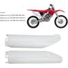 Cr250R Weiße Gabelprotektoren, Motocross Gabelprotektoren vorne, 2 Stück Motorrad Gabelprotektor Stoßdämpfer Schutz Ersatz für CR125R CR250R CRF450R