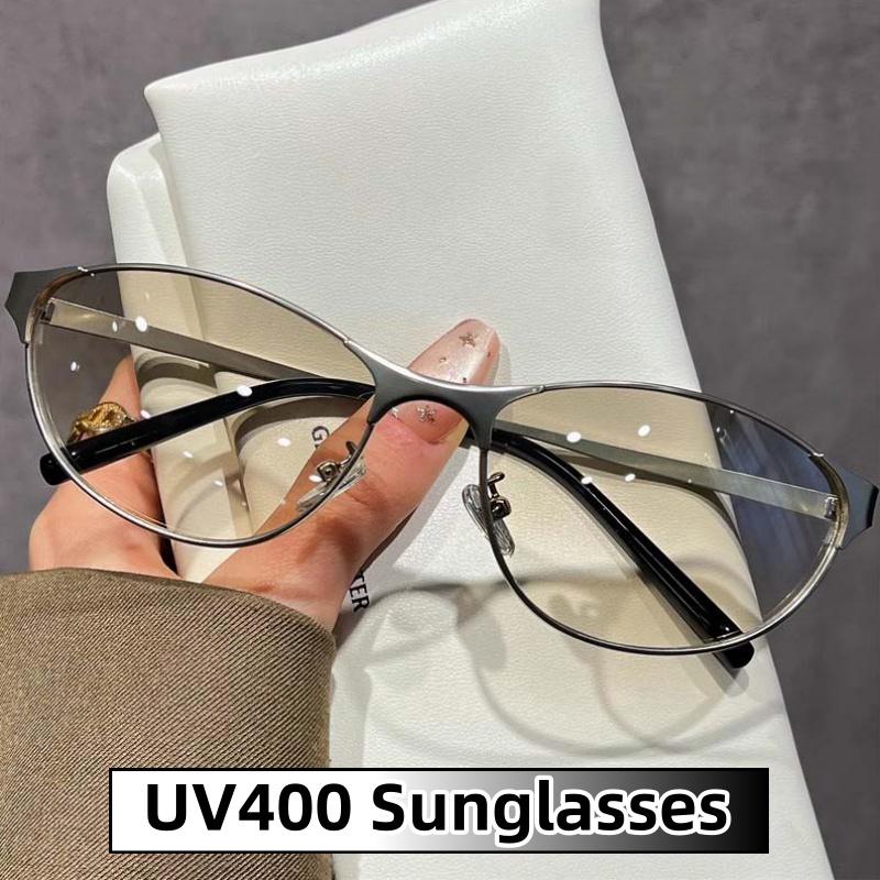 Women'S Advanced Windproof And Eye-Protecting Sunglasses Fashionable Outdoor Sports Versatile Uv400 Protection Shades Glasses