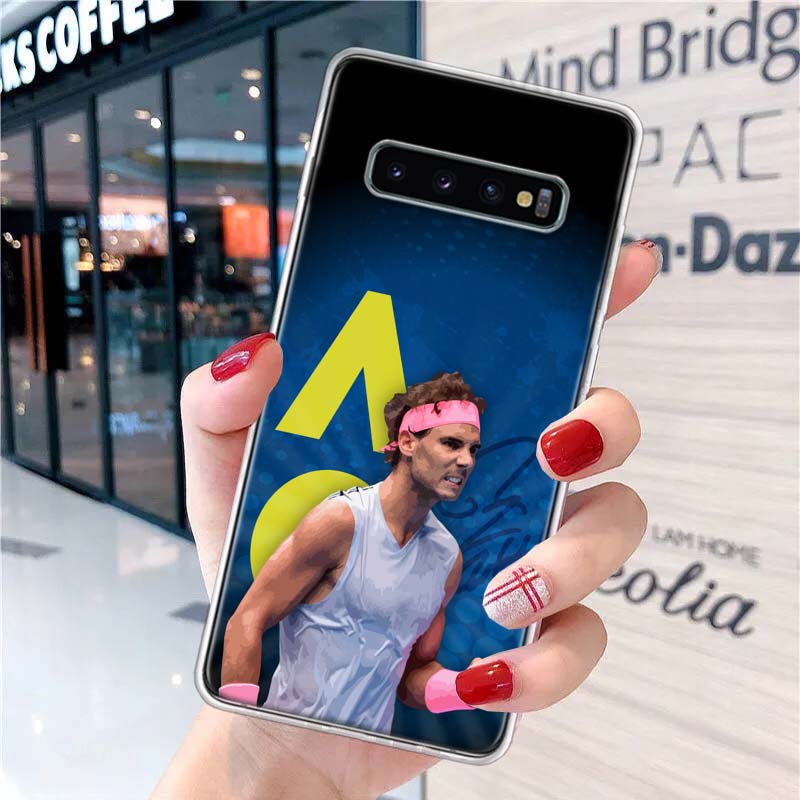 Теннисный чехол для телефона Rafael Nadal для Samsung Galaxy S20 FE S21 S22 Ultra S10 Plus S10E S8 S9 + S7 Edge J4, роскошный мягкий чехол Cas Samsung S20 FE